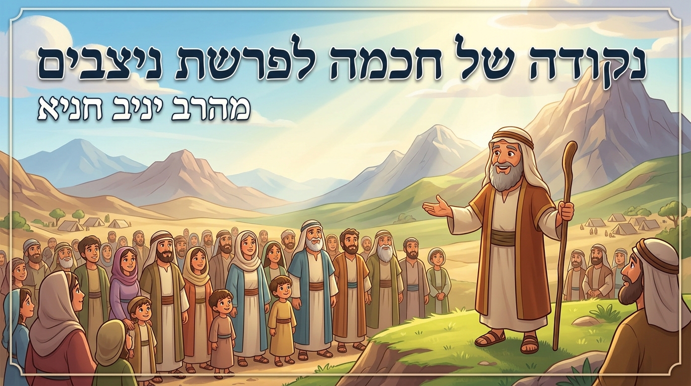 נקודה של חכמה לפרשת ניצבים